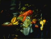 Pieter de Ring Still Life with Lobster oil painting reproduction